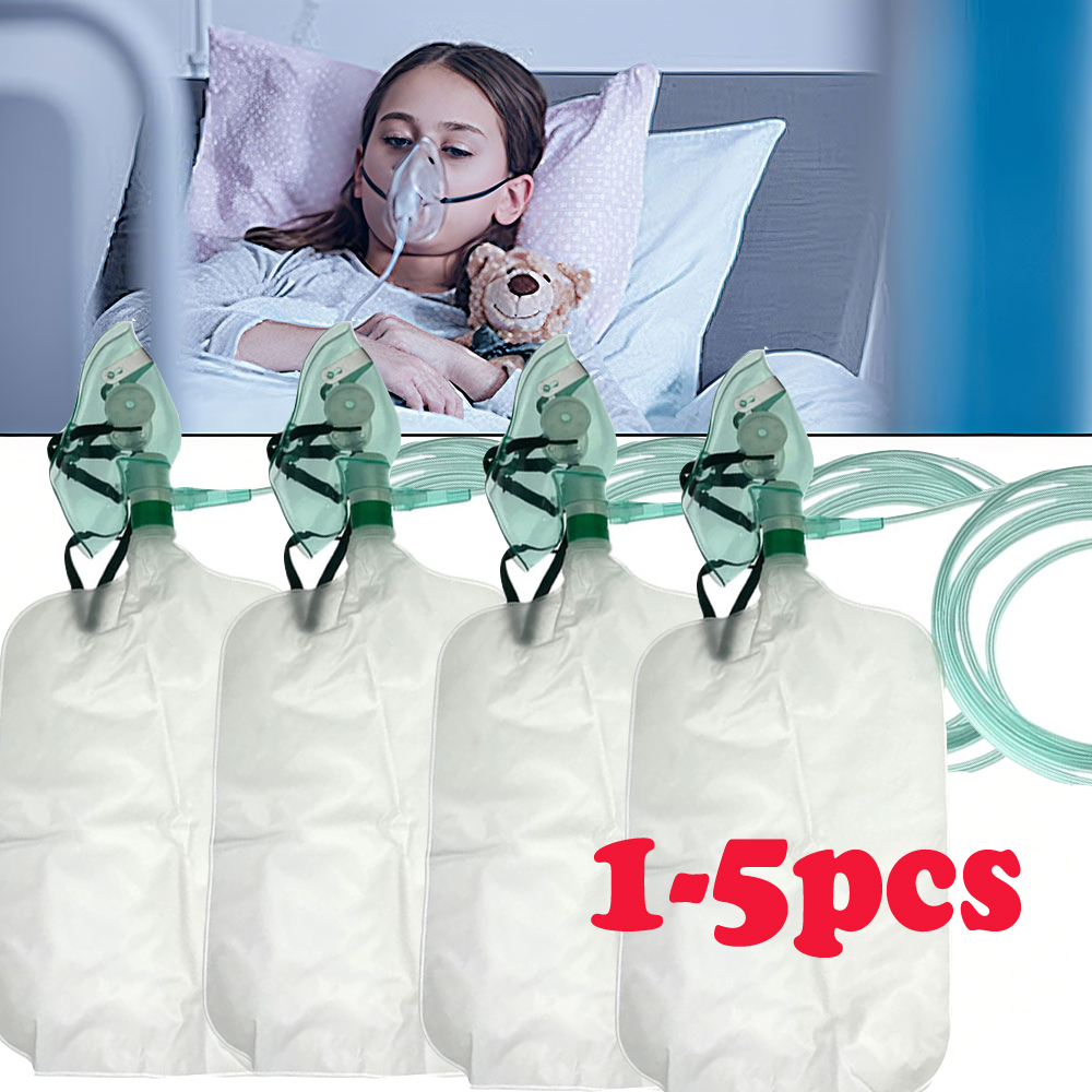 1-5PCS Adult Non-rebreather ox - Oxygen Mask Non-Rebreather recension och pris