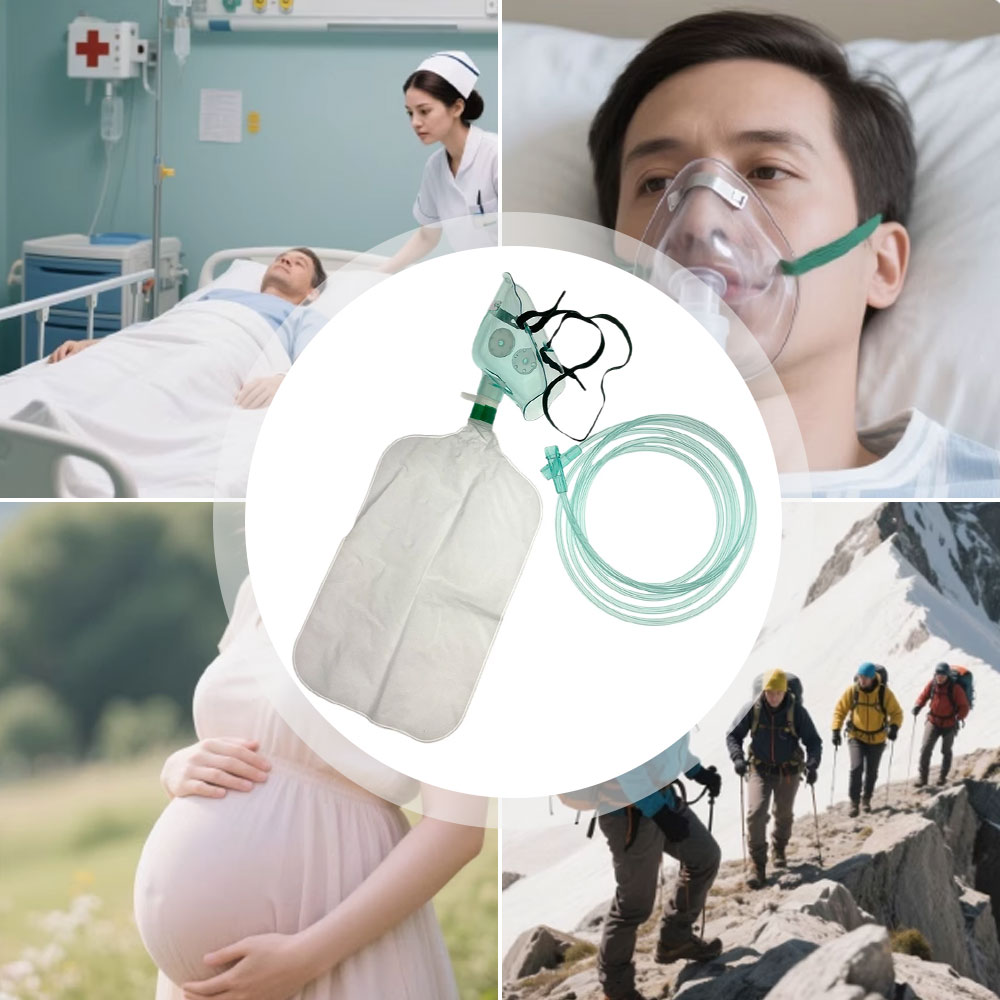 5-10Pcs Disposable Adult High  - Oxygen Mask Non-Rebreather recension och pris